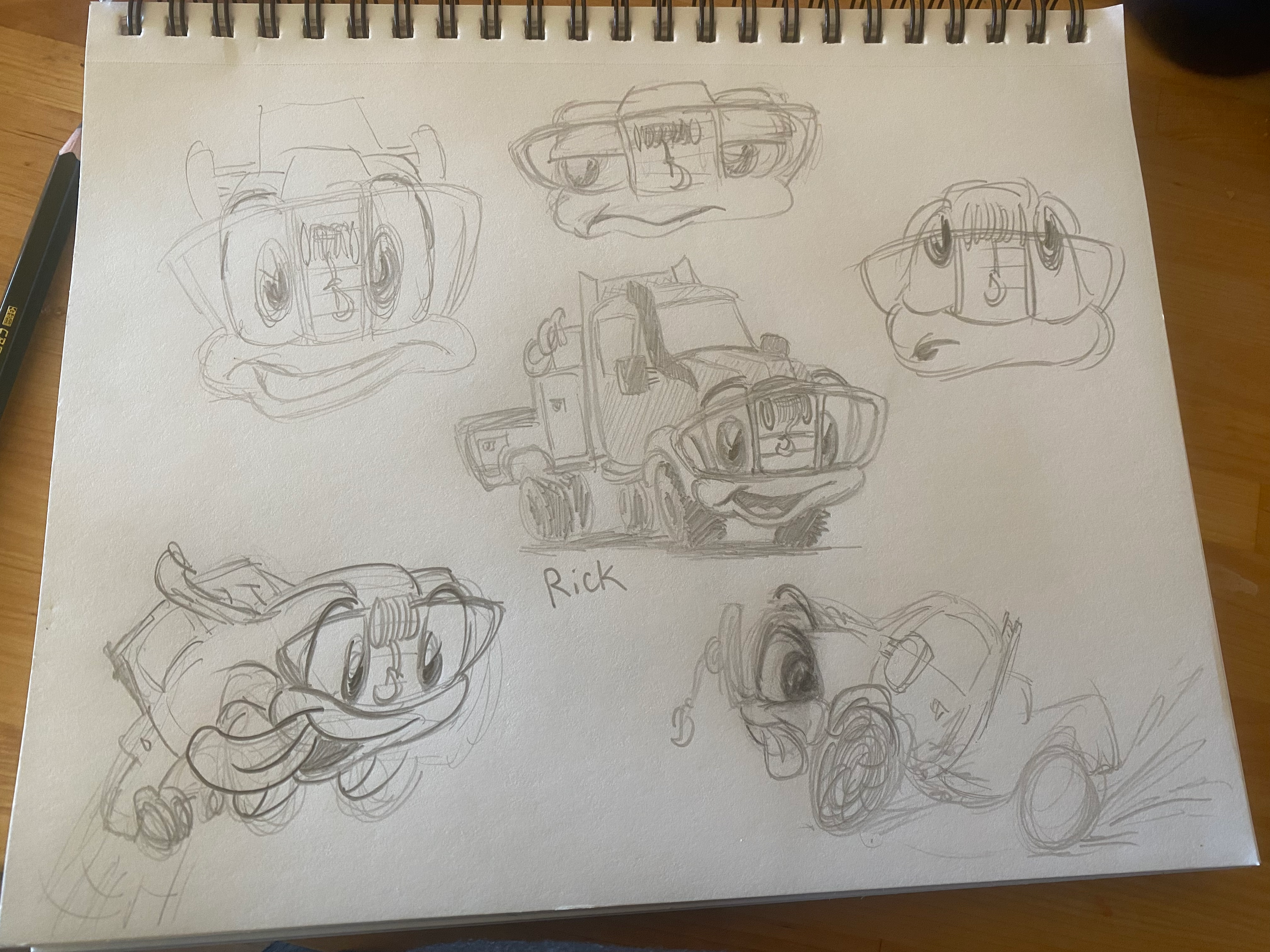 Rick the Truck illustrator