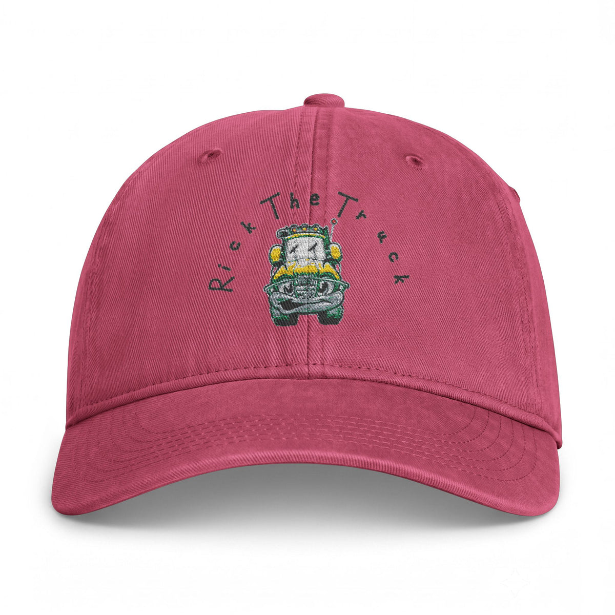 Cap — 'Rick The Truck' Washed Baseball Hat - Embroidered